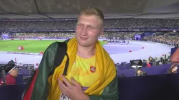 Mykolo Aleknos interviu po iškovotos bronzos Paryžiaus žaidynėse