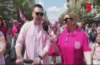 Pirmąkart Vilniaus šaltibarščių festivalio istorijoje šiemet įvyko šaltibarščių paradas, užliejęs miesto gatves. Jame pasirodė ir Vilniaus miesto meras Valdas Benkunskas su žmona Vismante bei vaikais.