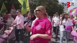 Šiemet pirmą kartą per Vilniaus šaltibarščių festivalio (angl. „Vilnius Pink Soup Fest“) istoriją Vilniaus gatves užliejo šaltibarščių paradas – pamatykite, kaip čia viskas atrodo.