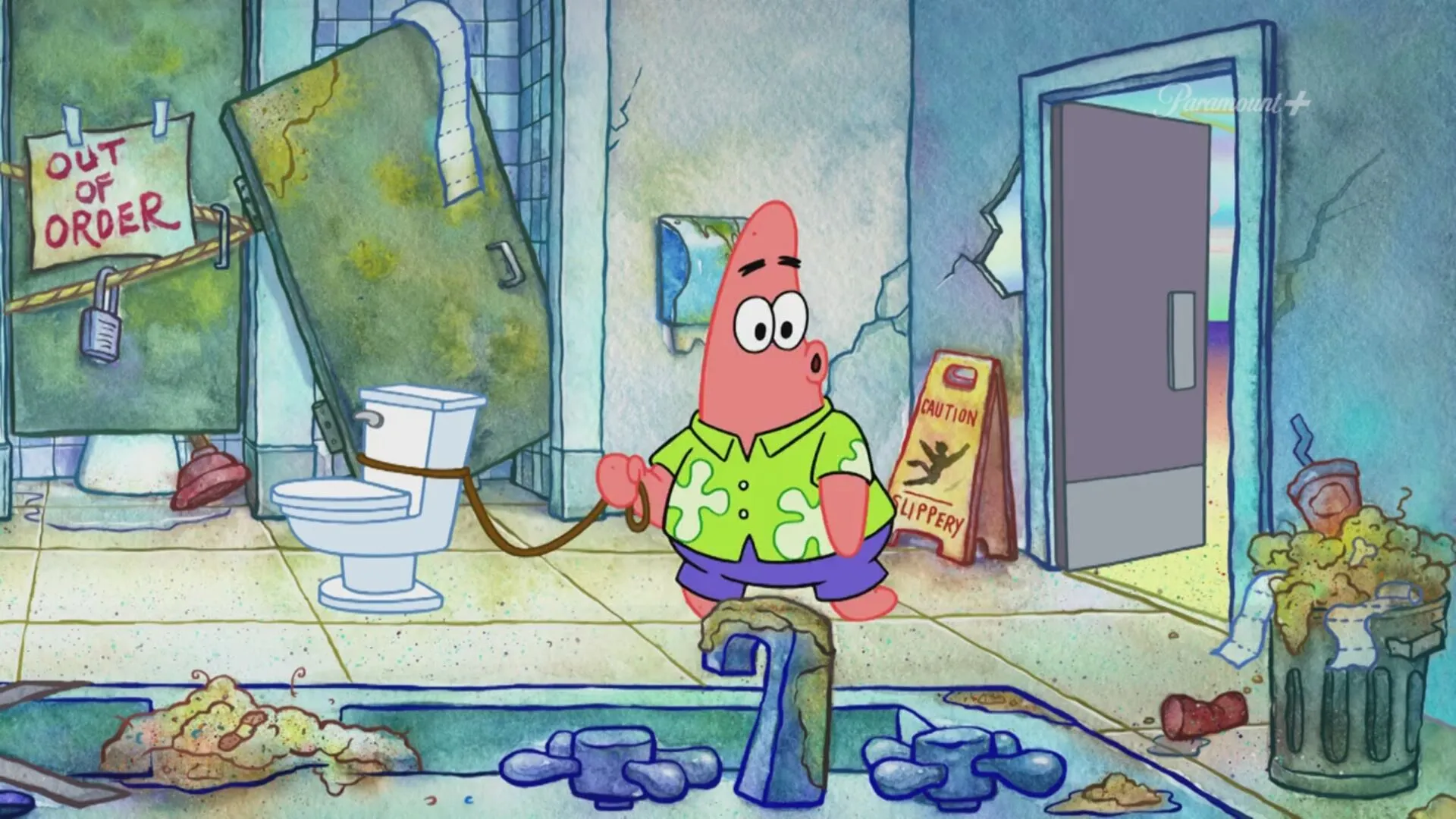 Patrick Lock In Patricku show (The Patrick Star Show) S01E06 | Go3