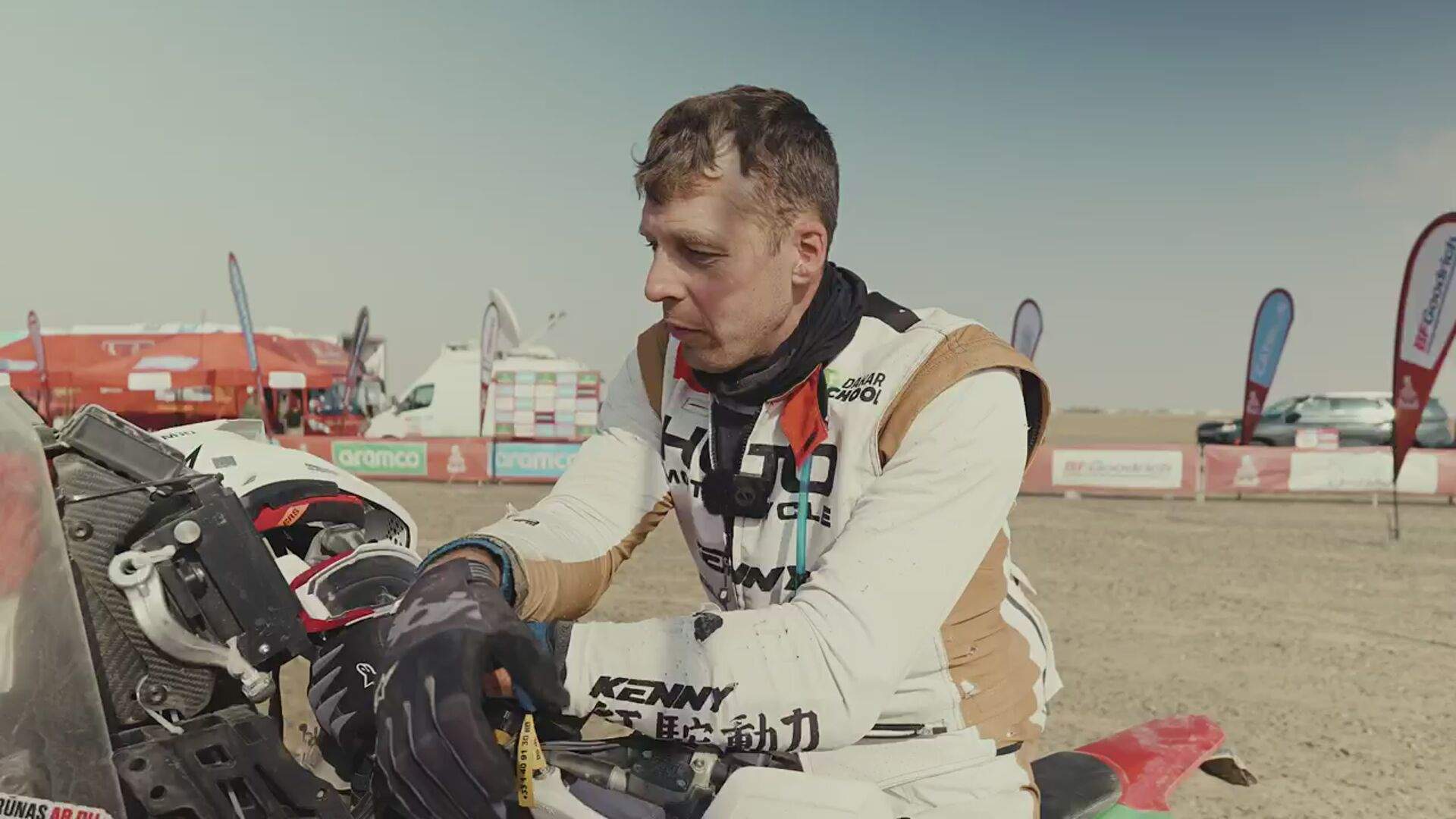 Geriausią rezultatą „Hoto Factory Racing“ demonstruojantis Gelažninkas ...